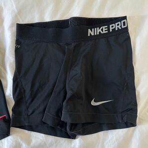 Nike Pro Black Athletic spandex